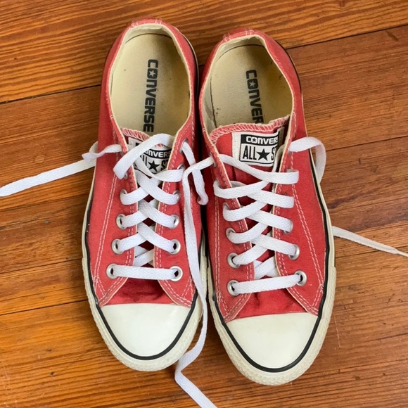 Converse Red Chuck Taylor All-Star Sneakers - Picture 3 of 9